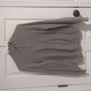 Men’s Massimo Dutti Cardigan Sweater, Gray, Size  M 38